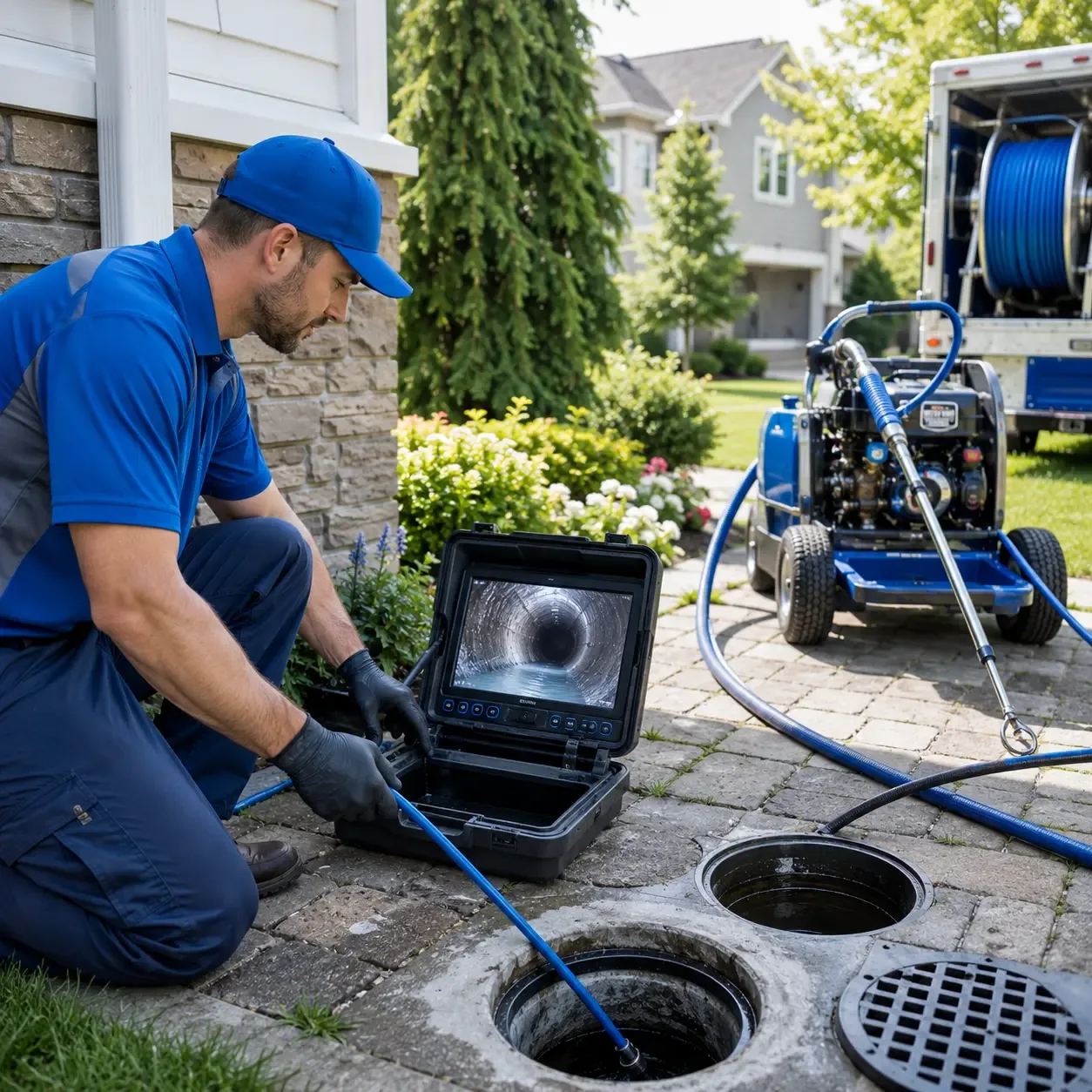 Outdoor drain cleaning professionals serving Needham, IN